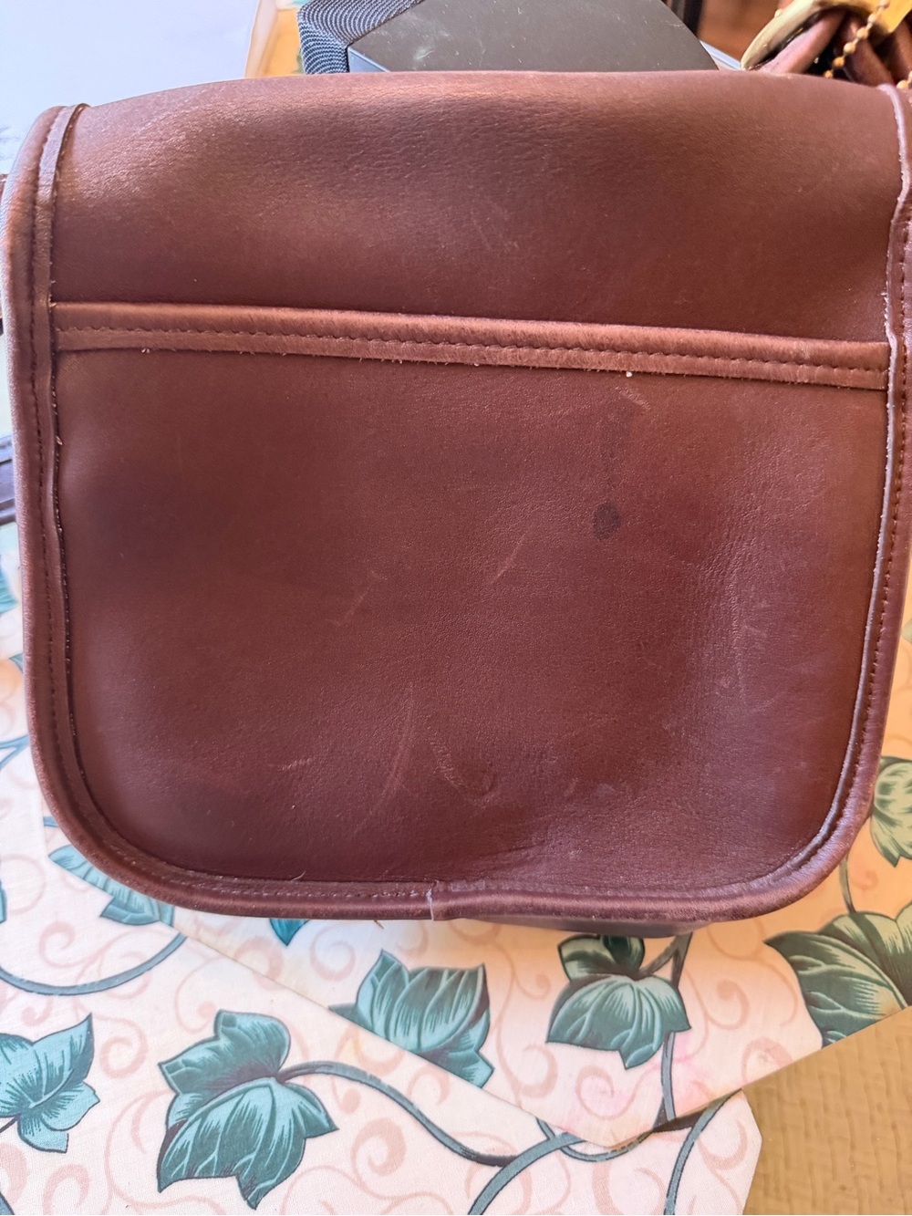 Coach Classic Brown Leather Vintage  Crossbody Legacy Trail Bag - Picture 12 of 12